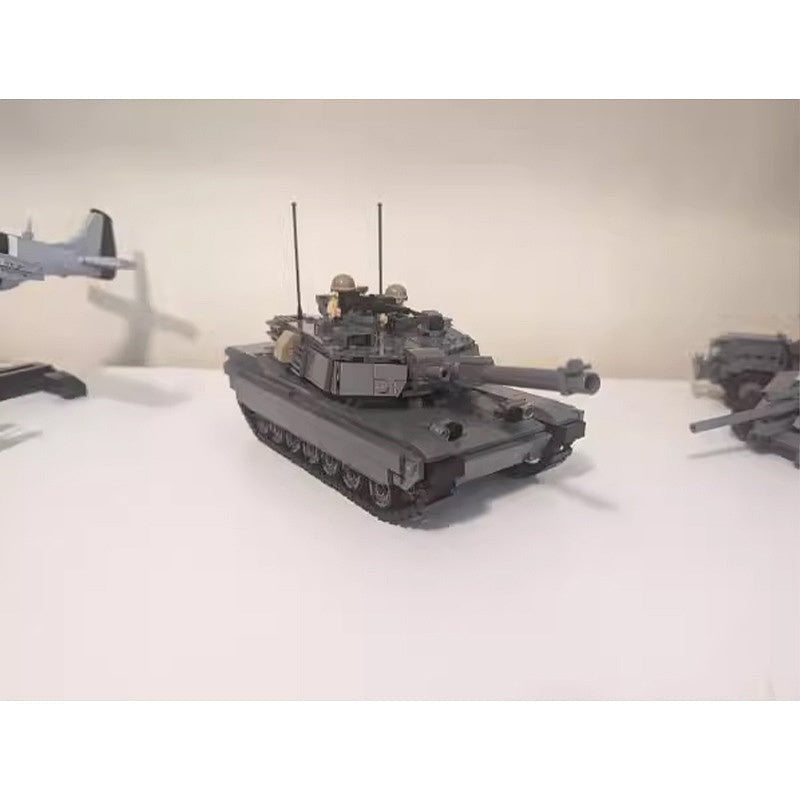 MOC M1A2 Main Battle Tank Building Kit – Modern Armored Vehicle Model - 5