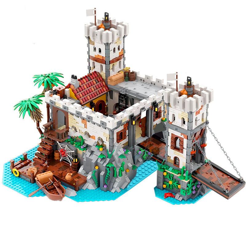 moc pirate fortress building sets