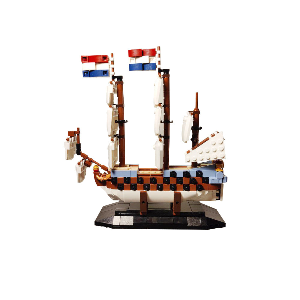 Model ship of the Zeven Provinciën Building Kit | LEGO-Compatible MOC - 3