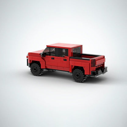 Modern 1500 4x4 Pickup Truck Building Kit | 7-Wide LEGO-Compatible MOC - 2