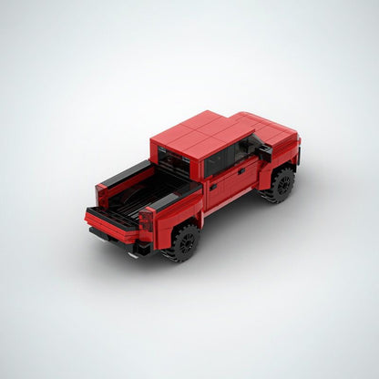 Modern 1500 4x4 Pickup Truck Building Kit | 7-Wide LEGO-Compatible MOC - 3