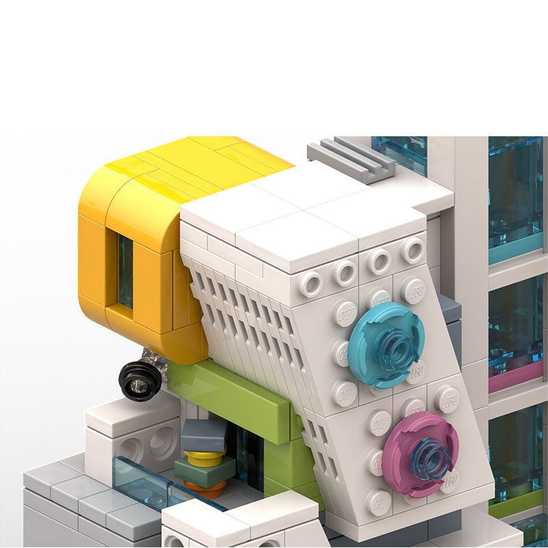 Modern Art Museum Modular Building Kit | Contemporary Gallery Display Model - 8