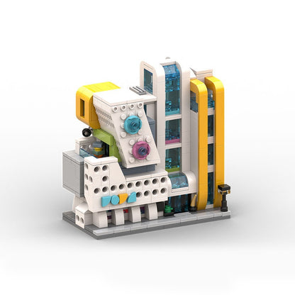 Modern Art Museum Modular Building Kit | LEGO-Compatible MOC - 1