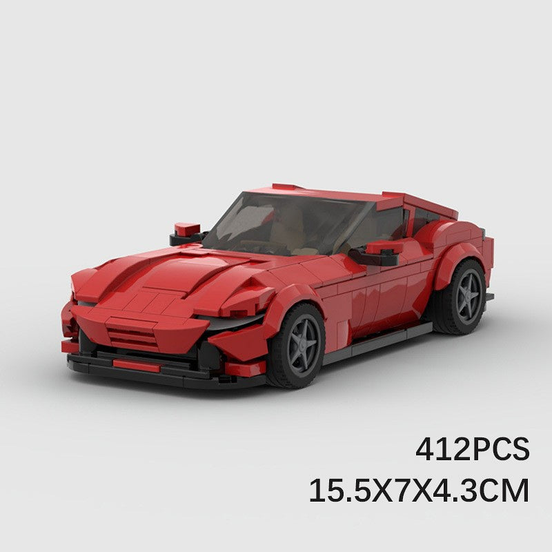 Modern Italian V8 Grand Tourer Sports Car Building Kit | LEGO-Compatible MOC - 5