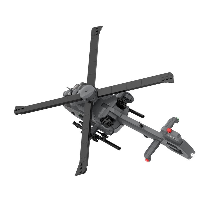 Modern Light Utility Military H145M Helicopter MOC Building Kit - 4