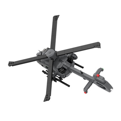 Modern Light Utility Military H145M Helicopter MOC Building Kit - 4