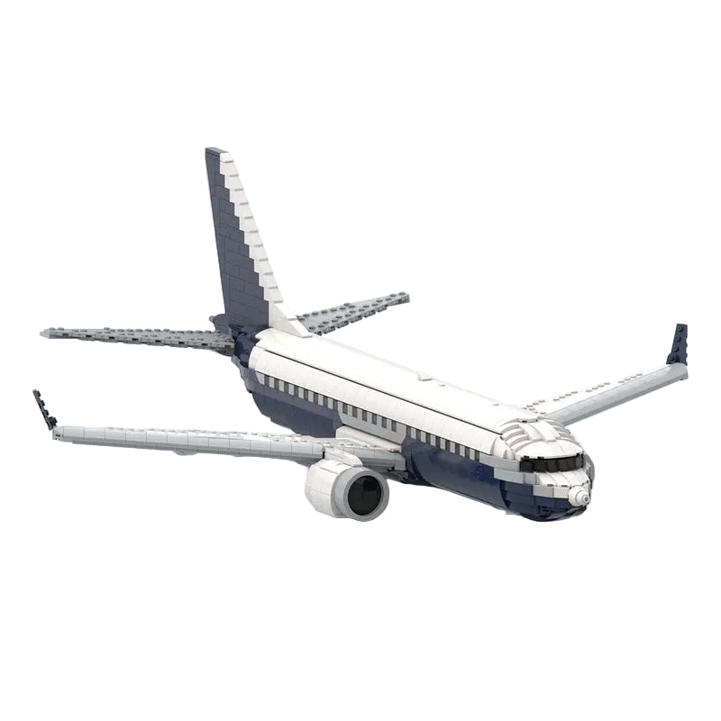 Modern Narrow-Body Twinjet Airliner MOC Building Kit - 1