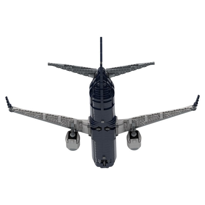 Modern Narrow-Body Twinjet Airliner MOC Building Kit - 3