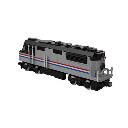 Modern Passenger Diesel Locomotive MOC Building Kit | Urban Train Model - 3