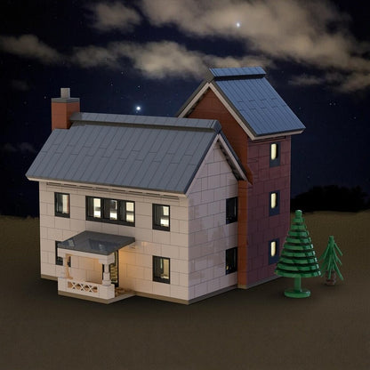 Modern Silo House MOC Architecture Building Kit - 5