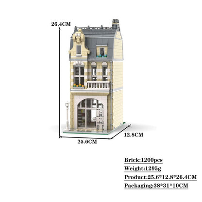 Modular Art Gallery MOC Building Kit | Modern Exhibition Display Model - 2