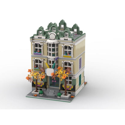 Modular Art School City Street MOC Building Kit - 1