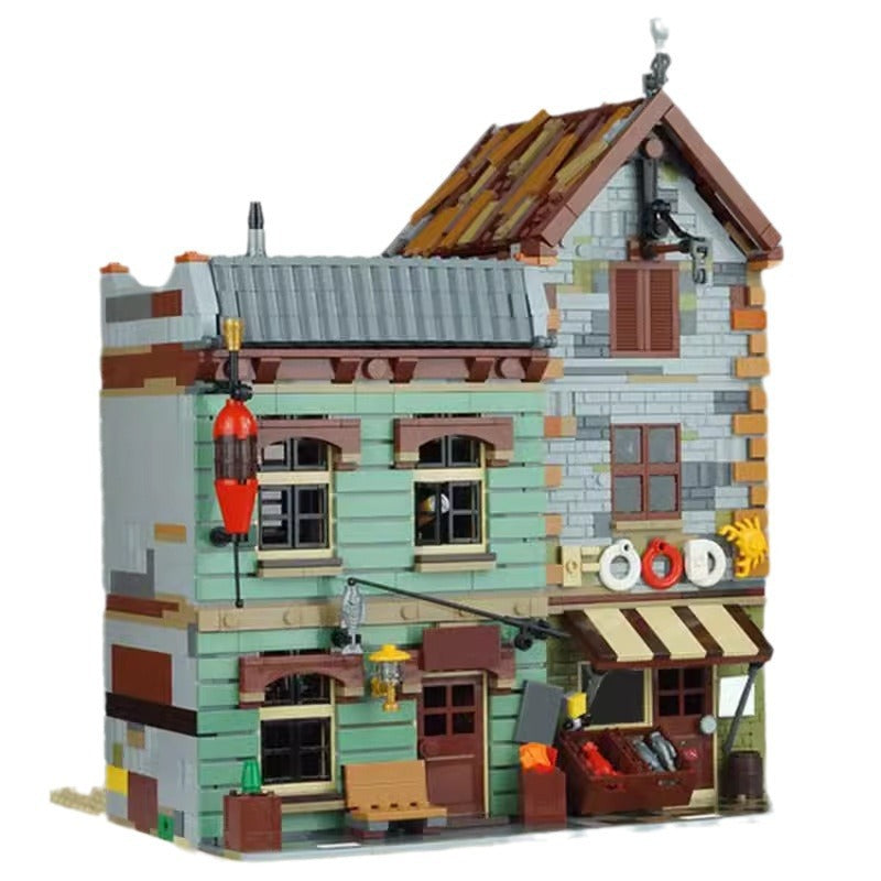Modular Bait Shop And Grocery Building Kit | Compatible MOC - 2