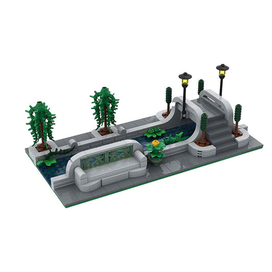 Modular Canal 01 Building Kit | LEGO-Compatible MOC - 1