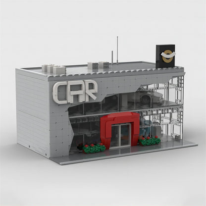 Modular Car Show | Display for 3 Car Models | Compatible MOC - 3