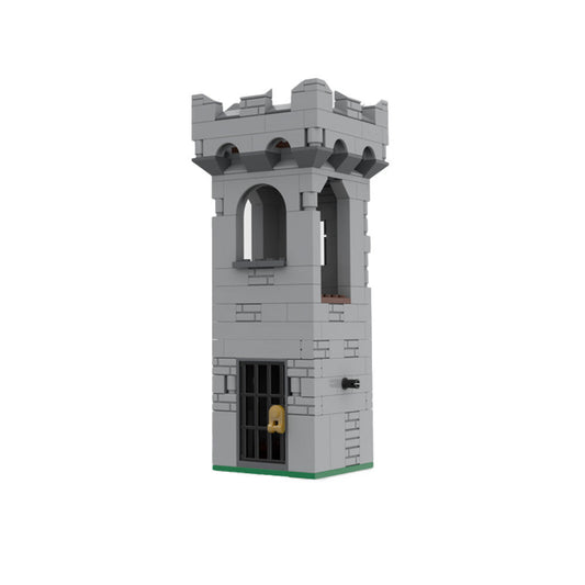 Modular Dungeon Tower Building Kit | Compatible MOC - 1