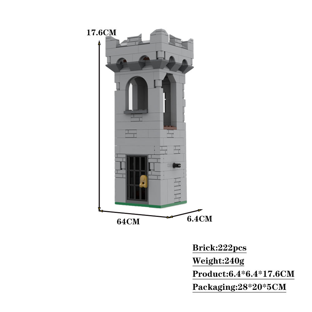 Modular Dungeon Tower Building Kit | Compatible MOC - 3