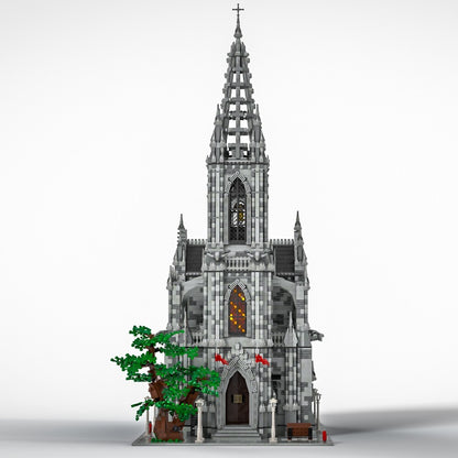 Modular Gothic Cathedral Large Scale Building Kit | LEGO-Compatible MOC - 4