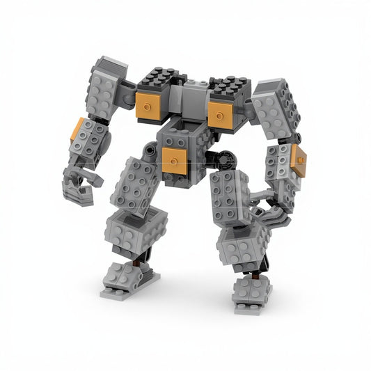 Modular Gray Articulated Mech Frame MOC Building Kit - 1