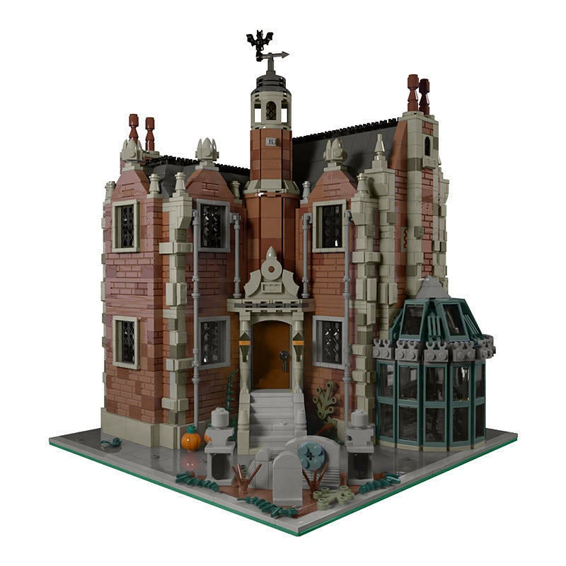 Modular Haunted Mansion MOC Building Kit | Gothic Architecture Model - 1