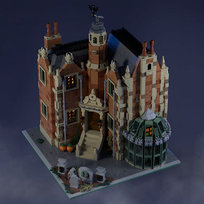 Modular Haunted Mansion MOC Building Kit | Gothic Architecture Model - 2
