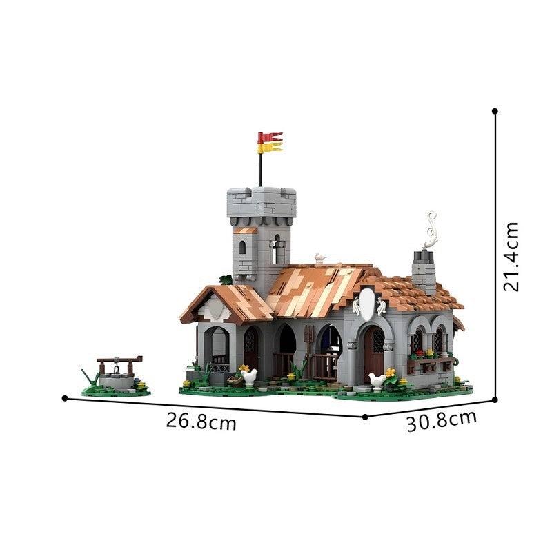 Modular Medieval Royal Horse Stable  Building Kit | Compatible MOC - 3