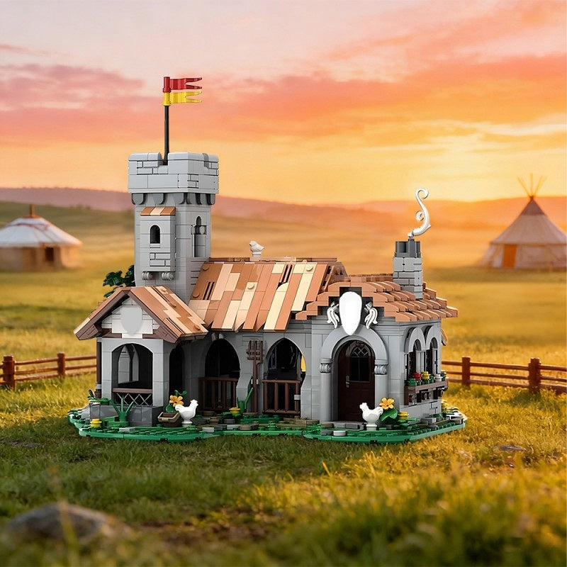 Modular Medieval Royal Horse Stable  Building Kit | Compatible MOC - 4
