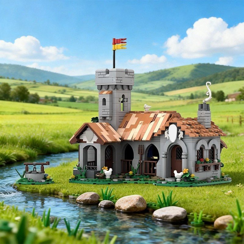Modular Medieval Royal Horse Stable  Building Kit | Compatible MOC - 5