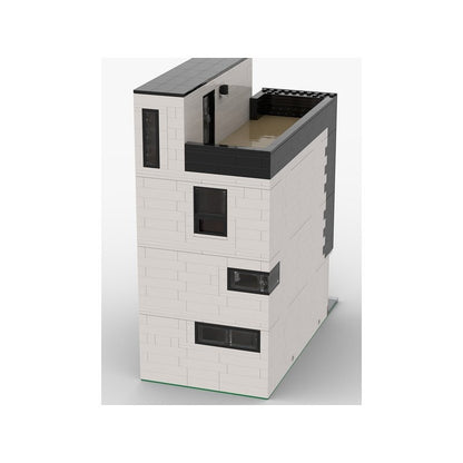 Modular Modern Town House MOC Building Kit | Contemporary Architecture - 4
