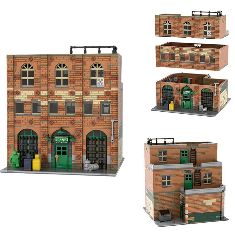 Modular Paddy's Pub Building Kit | LEGO-Compatible MOC - 2