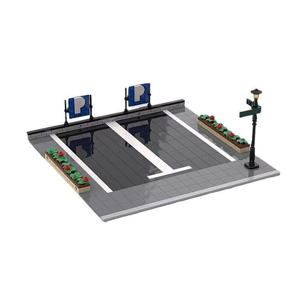 Modular Parking Garage MOC Building Kit | Urban City Architecture Model - 1
