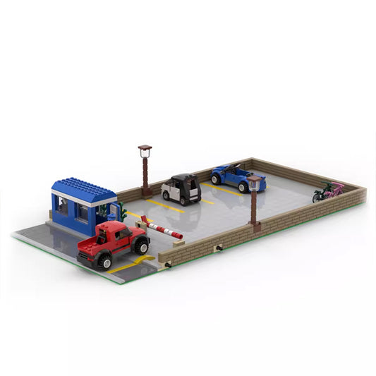modular parking lot building set | moc-118223 - 2