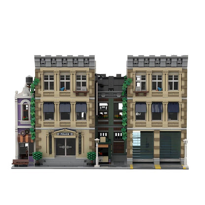 Modular Police Station Extension Building Kit | Compatible MOC - 5