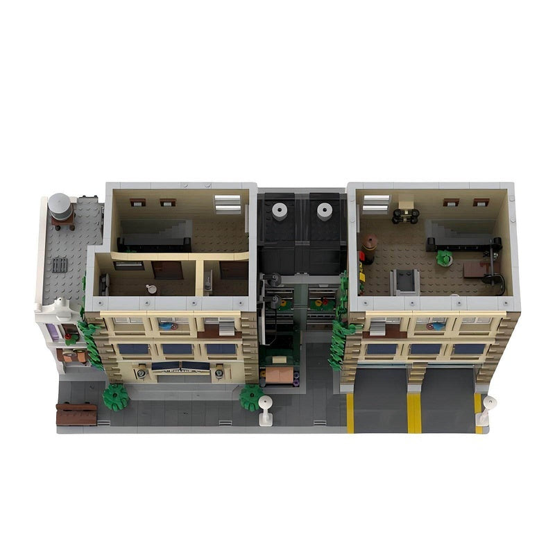 Modular Police Station Extension Building Kit | LEGO-Compatible MOC - 2