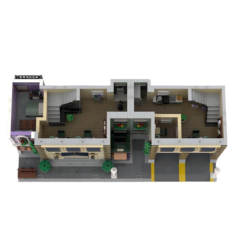 Modular Police Station Extension Building Kit | LEGO-Compatible MOC - 4
