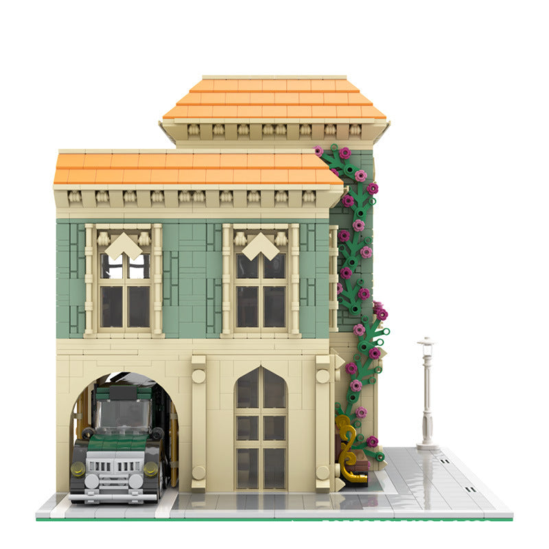 Modular Post Office + Delivery Car Building Kit | LEGO-Compatible MOC - 4