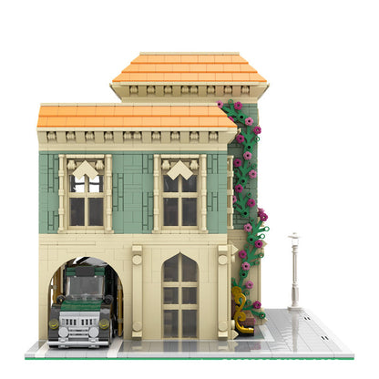 Modular Post Office + Delivery Car Building Kit | LEGO-Compatible MOC - 4