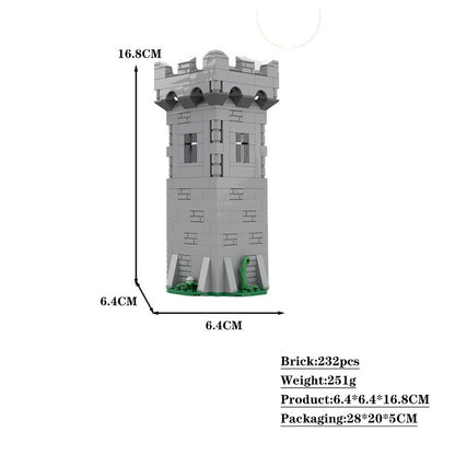 Modular Tower MOC Fantasy Architecture Building Kit - 2