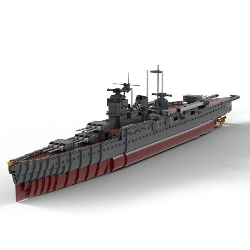 Mogami Heavy Cruiser WWII Warship Building Kit | LEGO-Compatible MOC - 2