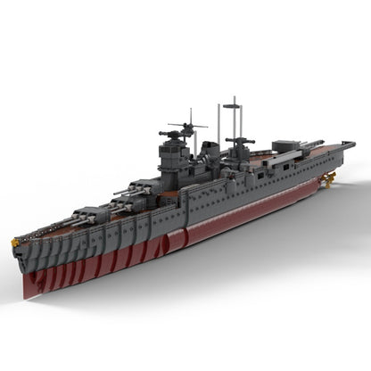 Mogami Heavy Cruiser WWII Warship Building Kit | LEGO-Compatible MOC - 4