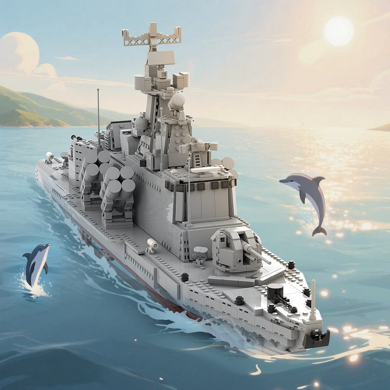 Molniya-Class Missile Boat MOC Building Kit | Fast Attack Vessel - 2