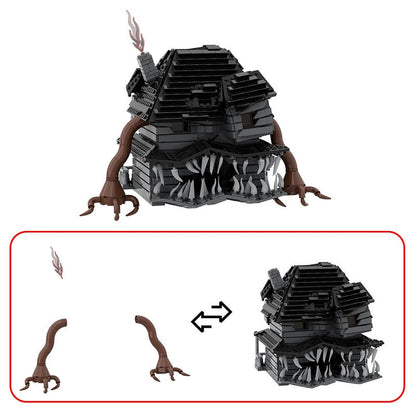 Monster House MOC Building Kit | Haunted Fantasy Architecture Model - 5