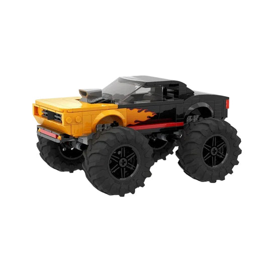 Monster Muscle Car Building Kit | LEGO-Compatible MOC - 1