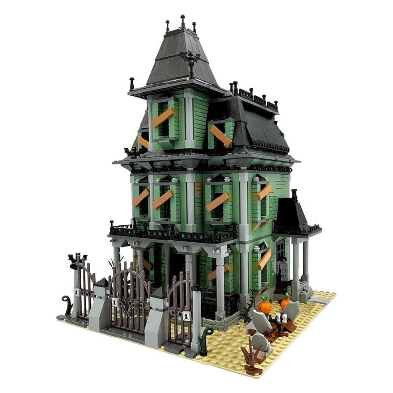 Monsters Haunted Mansion Building Kit | LEGO-Compatible MOC - 5