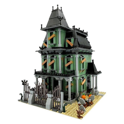 Monsters Haunted Mansion Building Kit | LEGO-Compatible MOC - 5