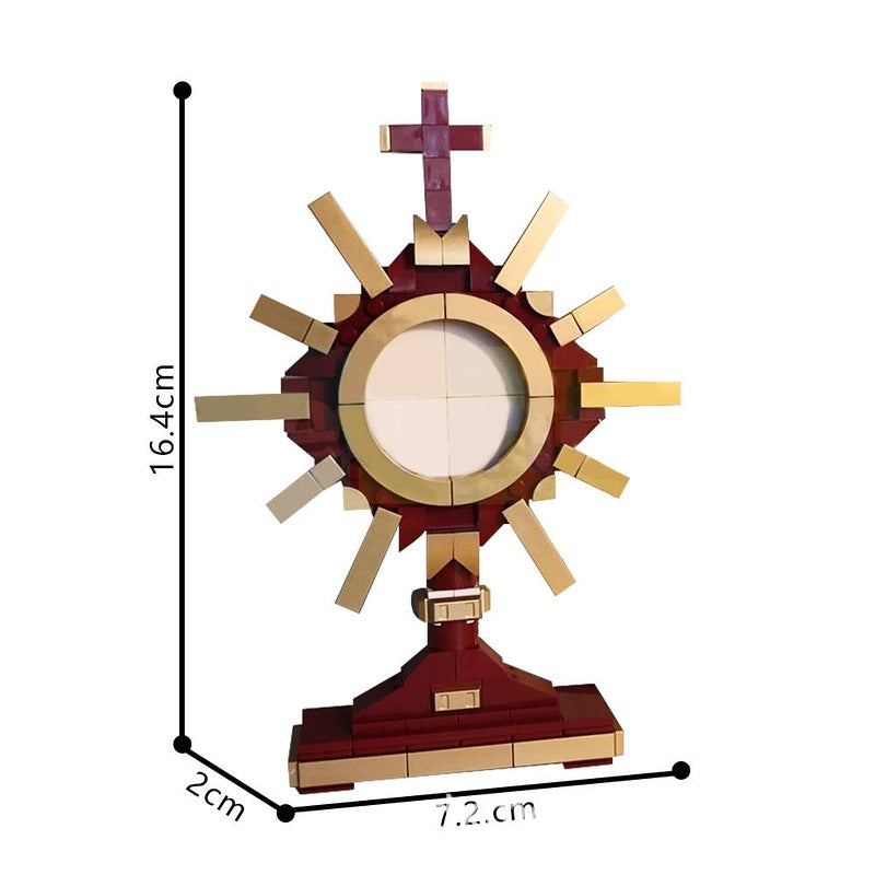 Monstrance MOC Building Kit | Ornate Decorative Display Model - 3