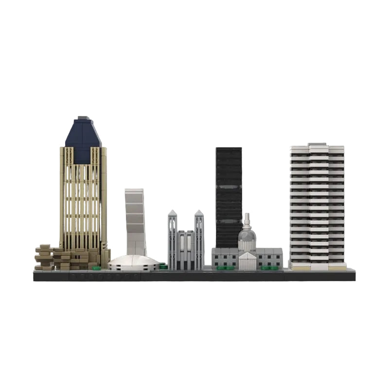 Montreal Skyline Building Kit | Canada City LEGO-Compatible MOC - 2