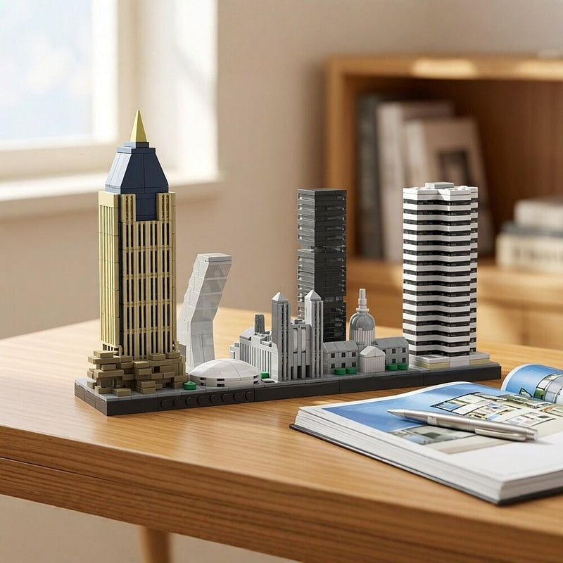 Montreal Skyline MOC Building Kit | Canada City Architecture Display Model - 2