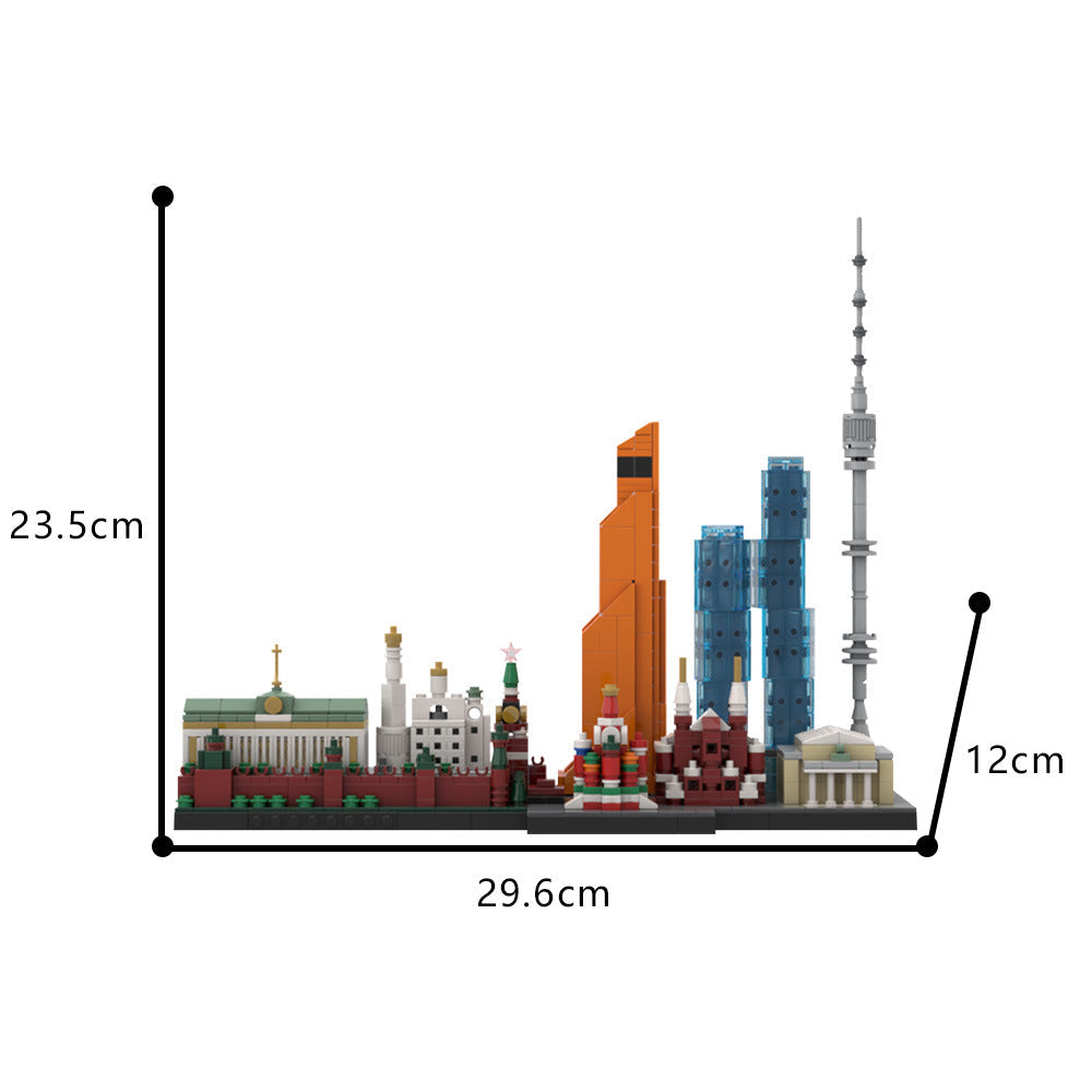 Moscow Skyline Building Kit | Compatible MOC - 3