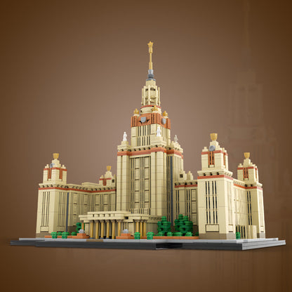 Moscow State University Building Kit | 1:800 Scale | LEGO-Compatible MOC - 2